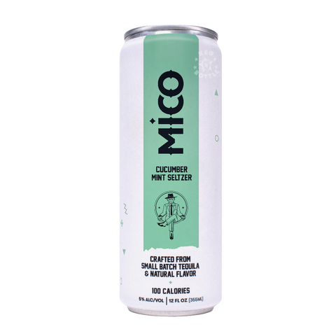 Mico cucumber Mint Seltzer Tequila (4 Pack) 355 ML