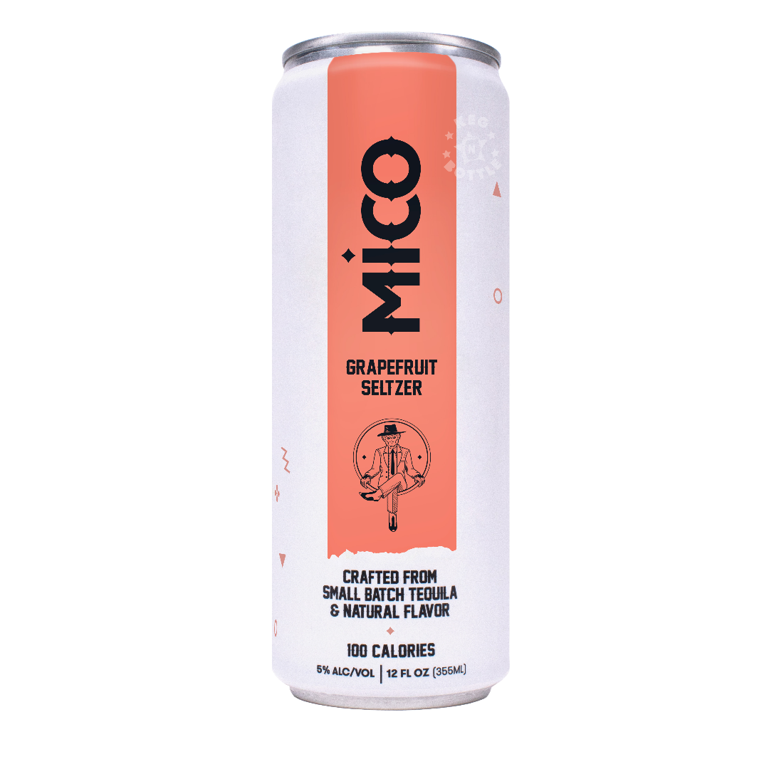 Mico Grapefruit Seltzer Small Batch Tequila (4 Pack) 355 ML