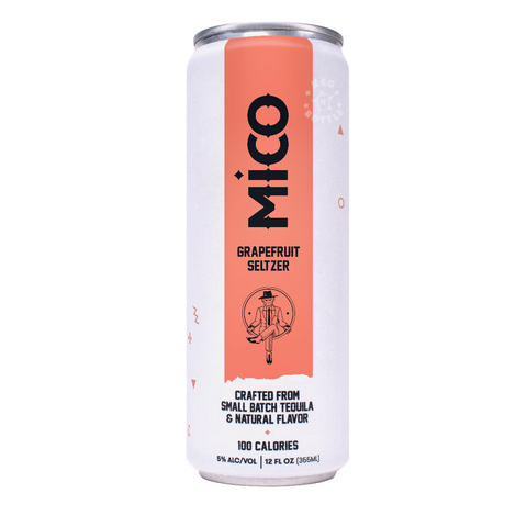 Mico Grapefruit Seltzer Small Batch Tequila (4 Pack) 355 ML