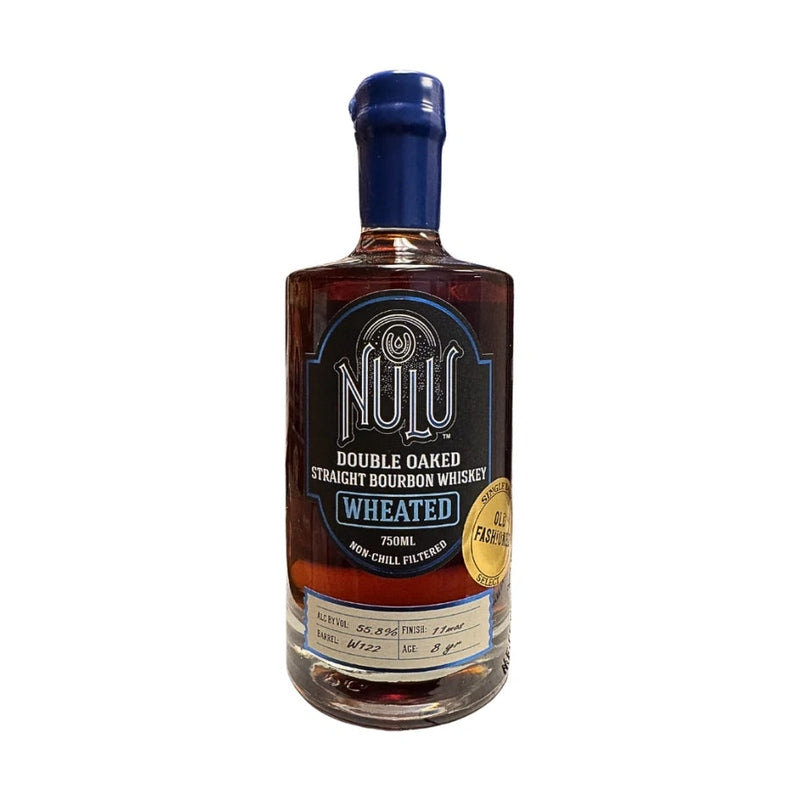 Nulu Double Oak Wheated Old Fashioned Single Barrel Bourbon 750ml bottle
