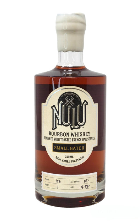 PCS Distilling Company Nulu Bourbon Whiskey Finished with Toasted French Oak Staves Small Batch West Coast Exclusive 1 750 ml