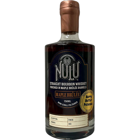 Nulu Straight Bourbon Maple Brulee Barrels Berry Butter Pancake B956 750ml bottle