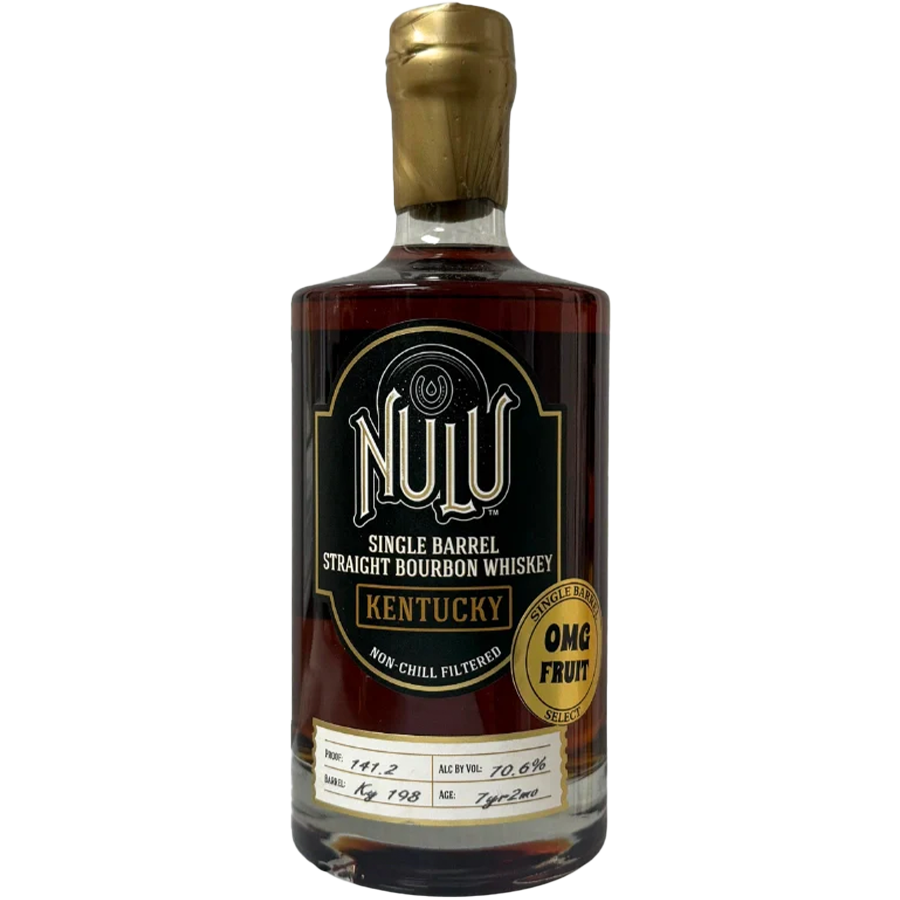 Nulu Single Barrel Straight Bourbon OMG Fruit Barrel KY198 7 Year 750ml bottle