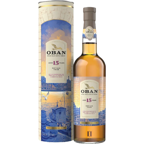 Oban 15 Year Port Cask Finish Single Malt Scotch 750ml bottle