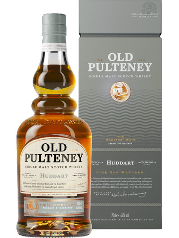 OLD PULTENEY Single Malt Scotch Huddart Fine Oak Matured 1826 750 ml