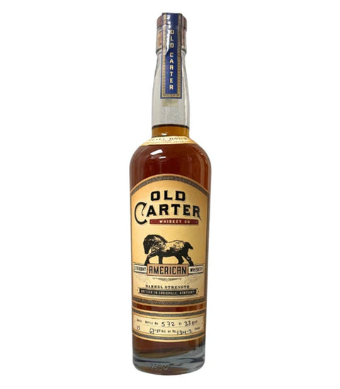 Old Carter Straight American Whiskey Barrel Strength Batch No 15 750 ML