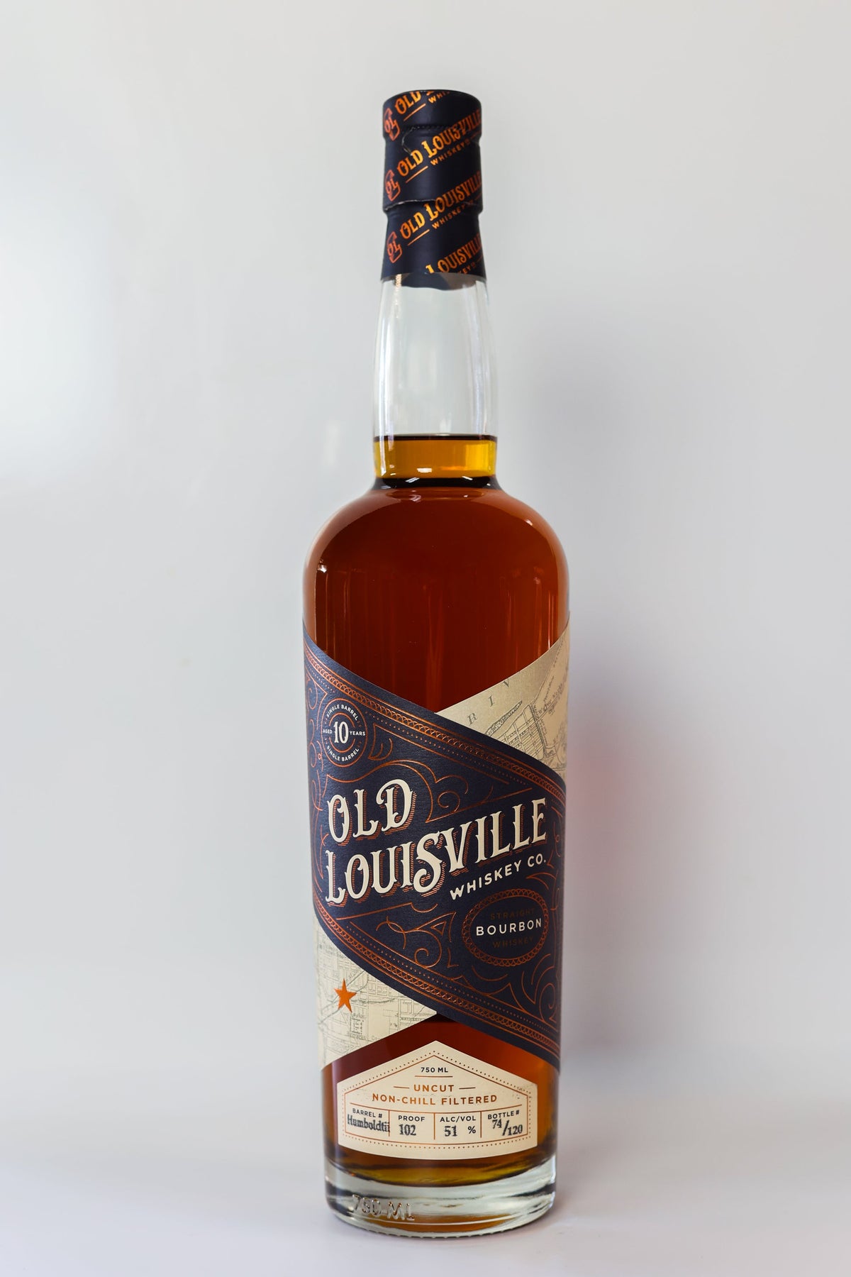 Old Louisville Whiskey Co Single Barrel Uncut straight bourbon 10 years old 750ml