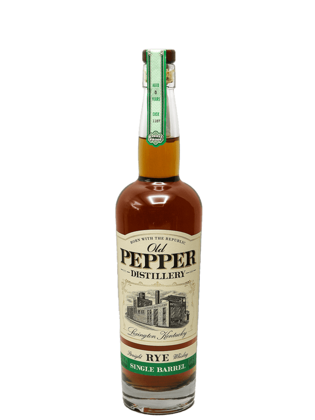 Old Pepper Single Barrel Rye Barrel Proof 750 ml