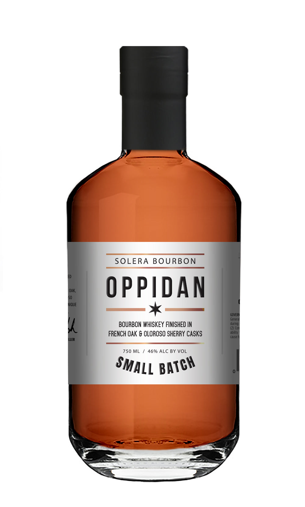 OPPIDAN Solera Bourbon Small Batch French Oak Oloroso Sherry Cask ( Batch #35) 750 ml