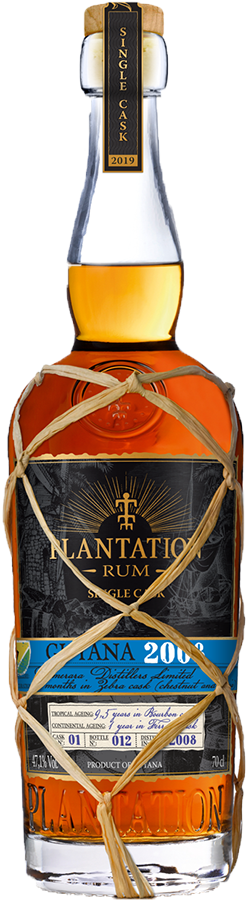 Plantation Guyana Single Cask Rum 2008 750 ml
