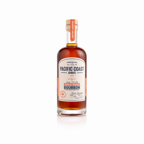 Pacific Coast Spirits Single Pot Still California Wheated Bourbon Cask Strength 6 year 750 ML