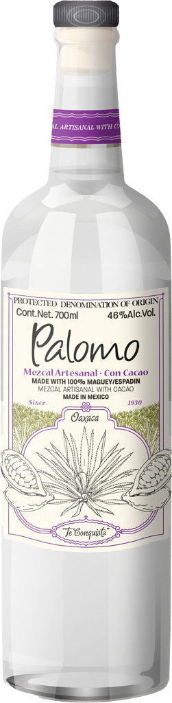 Palomo Mezcal con Cacao 700ml bottle