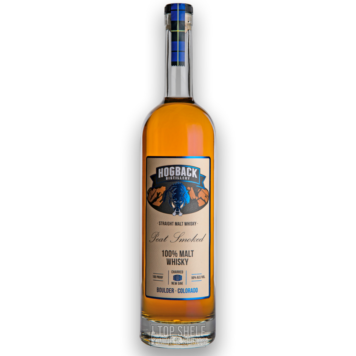 Hogback Distillery Peat Smoked Straight Malt Whisky Single Barrel 750 ml