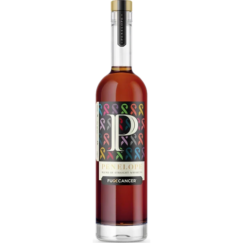 Penelope Fuck Cancer Straight Bourbon 750ml bottle