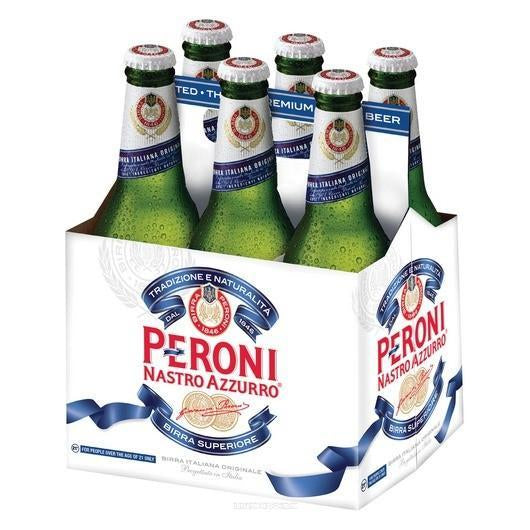Peroni Nastro Azzurro 6 Pack 330ml bottles