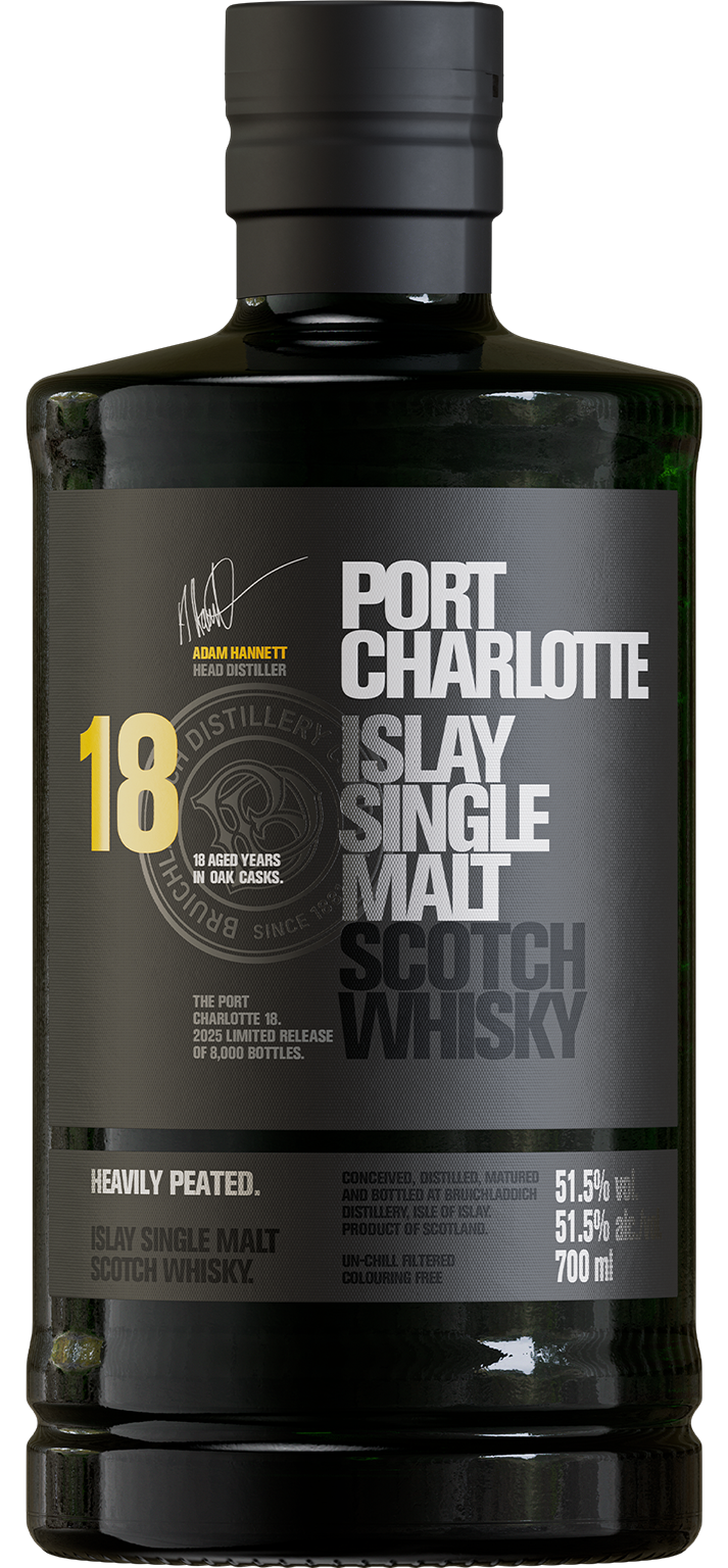 Bruichladdich Distillery Islay Port Charlotte Islay Single Malt 18 year 700 ml