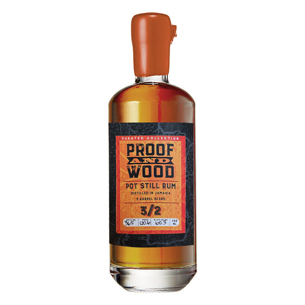 Proof and Wood Proof and Wood Pot Still Rum 2/3 750 ml