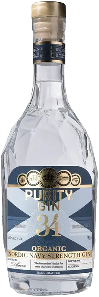 Purity Purity Organic Craft Navy Strength Gin 34 750 ml
