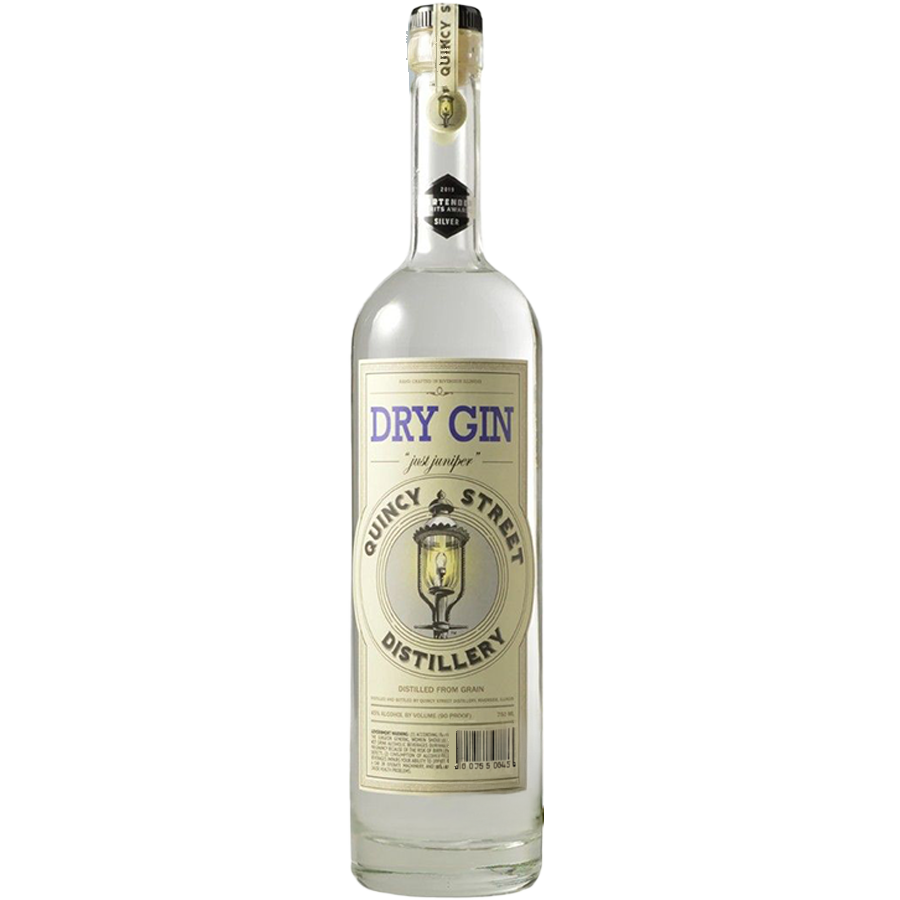 Quincy Street Distillery QSD Dry Gin 750ml bottle