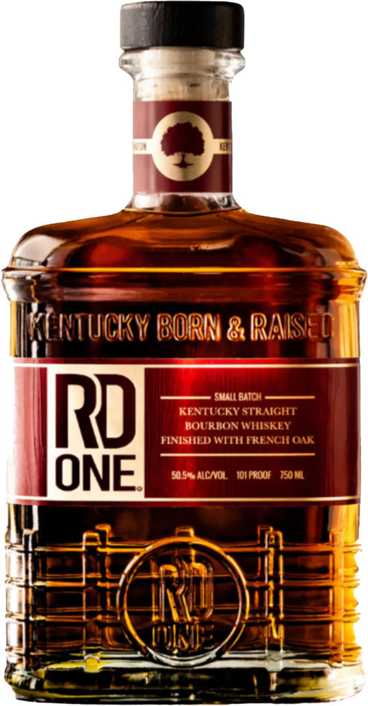 RD One Small Batch French Oak Straight Bourbon Whiskey 750ml bottle