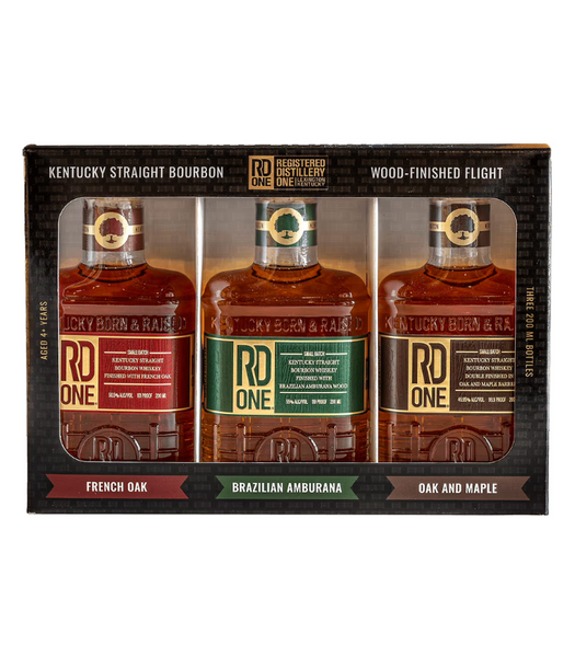 RD One Wood Finished Borbon French Oak, Maple and Amburana Wood 3 pack 200 ml