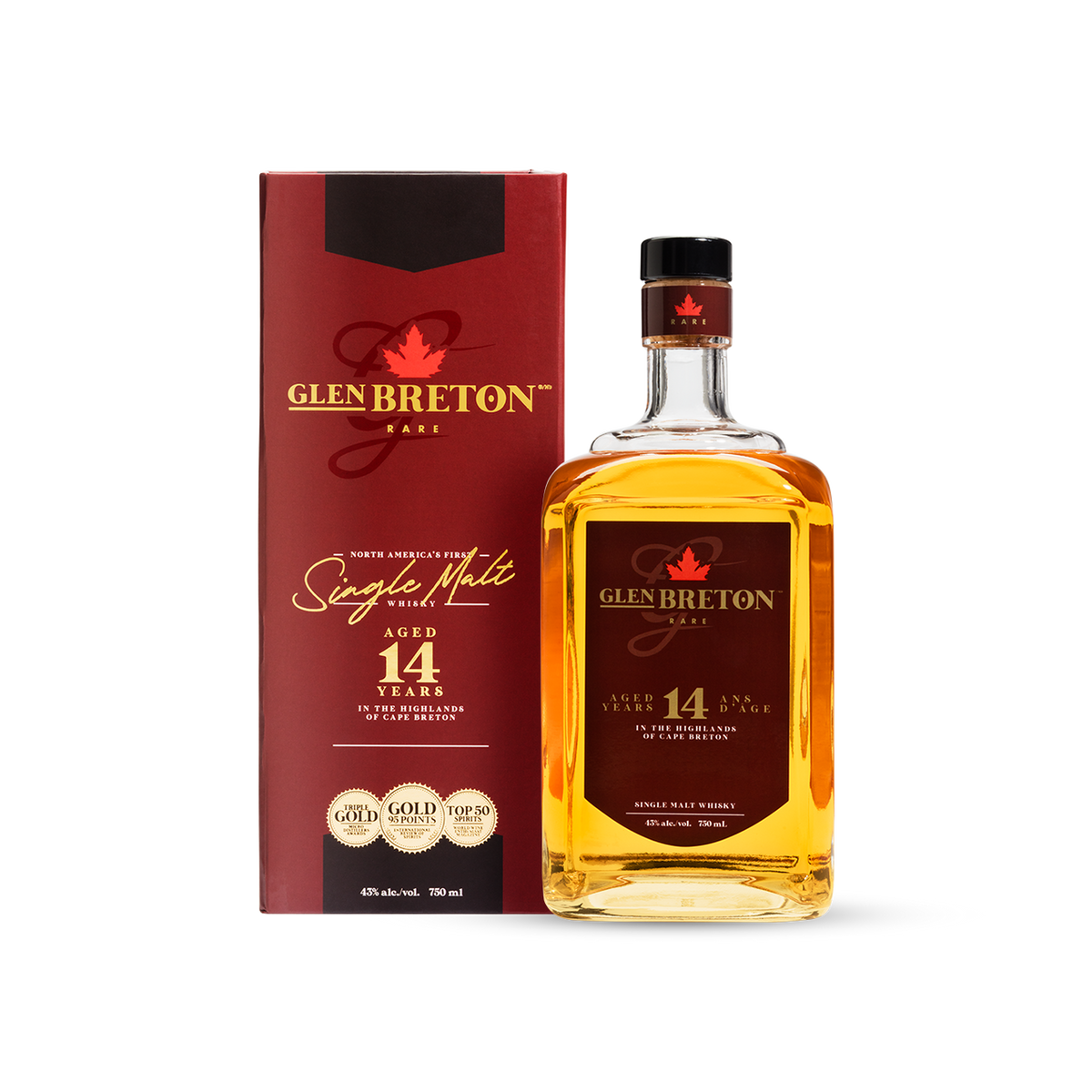 Glen Breton Canadian Single Malt 14 year 750 ML
