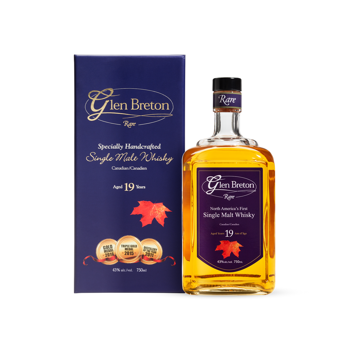 Glen Breton Canadian Single Malt 19 year 750 ML