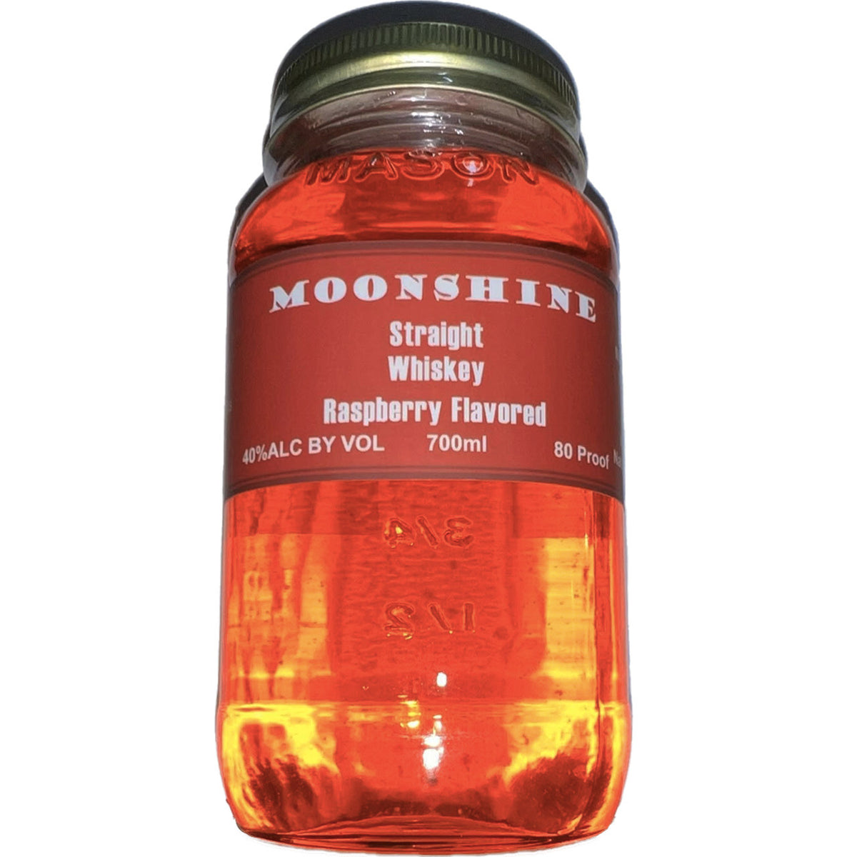 Moonshine Straight Whiskey Raspberry 700ml