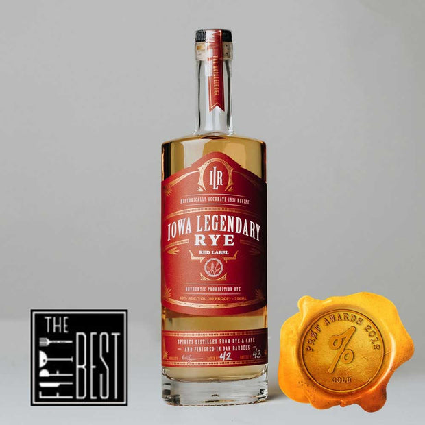 Iowa Legendary Rye ( Red Label ) 750 ml