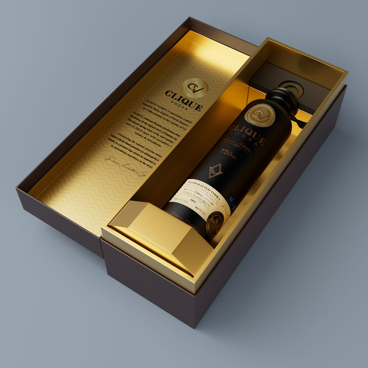 Clique Vodka Noir Reserve 750ml
