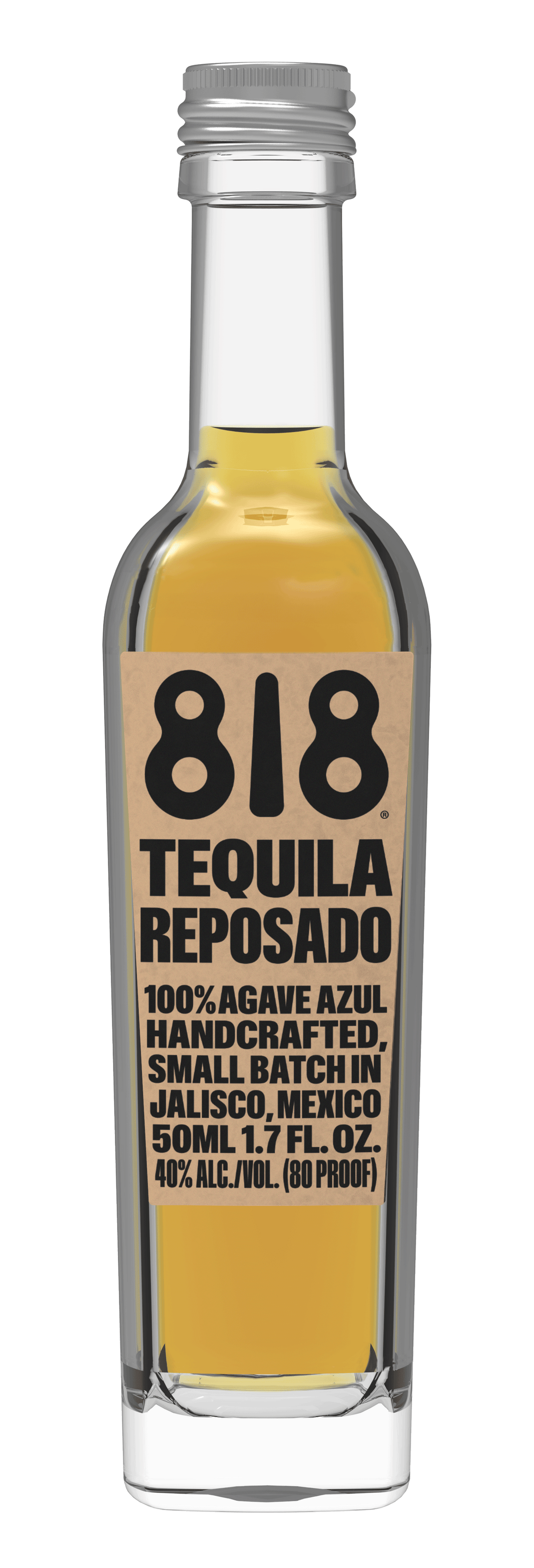818 Tequila Reposado 50ml bottle