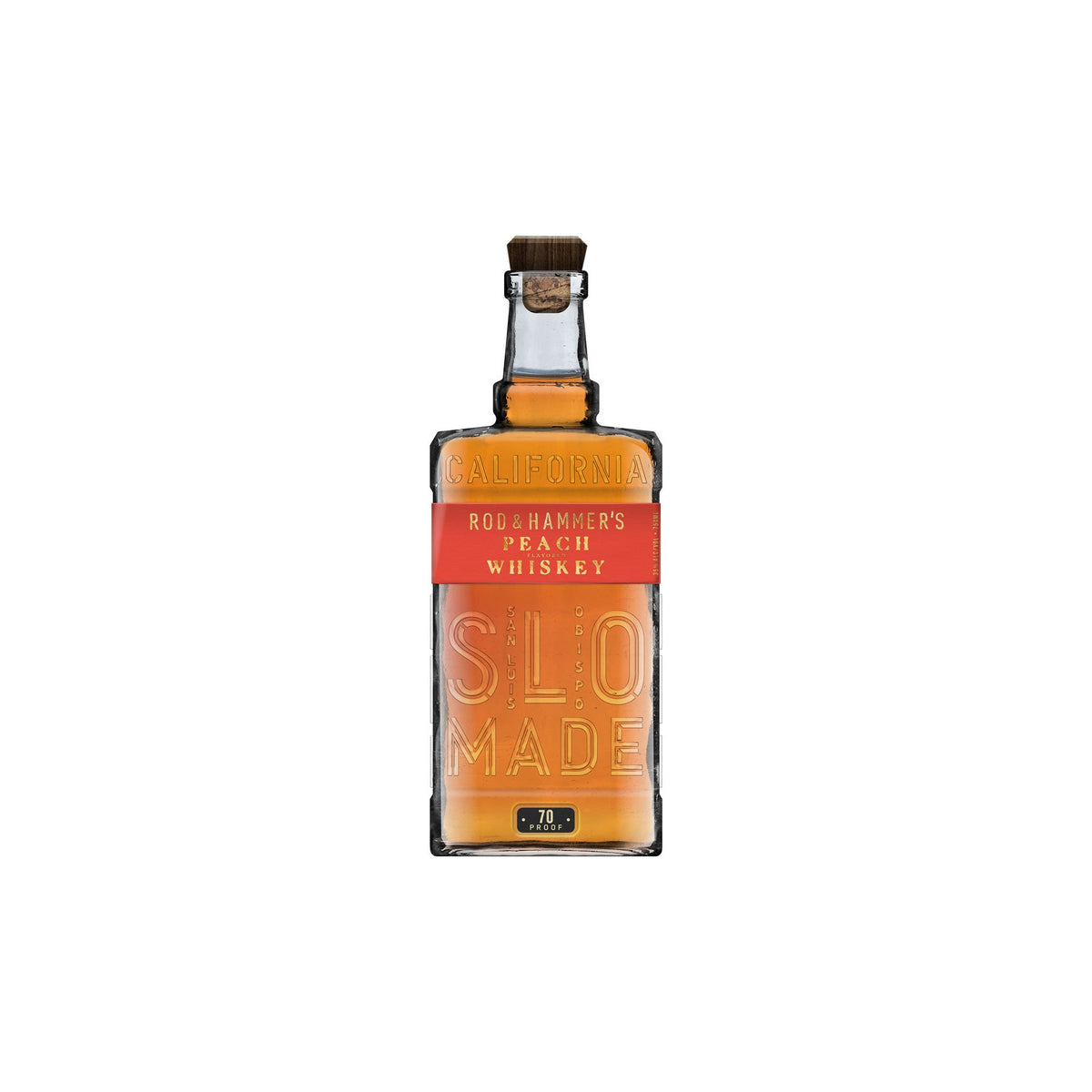 Rod & Hammer's Peach Whiskey 750ml bottle