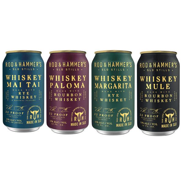 Rod and Hammer's Whiskey Cocktails Variety 8 Pack 355 ML