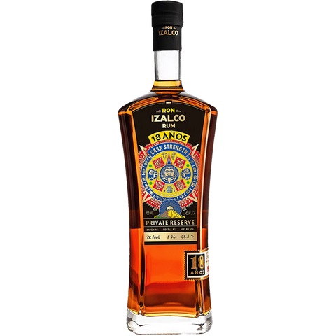Ron Izalco Rum 18 Year Cask Strength Private Reserve 750 ml bottle