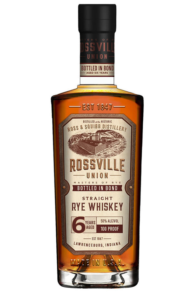 Rossville Union Bottled In Bond Rye 6yr 700ml