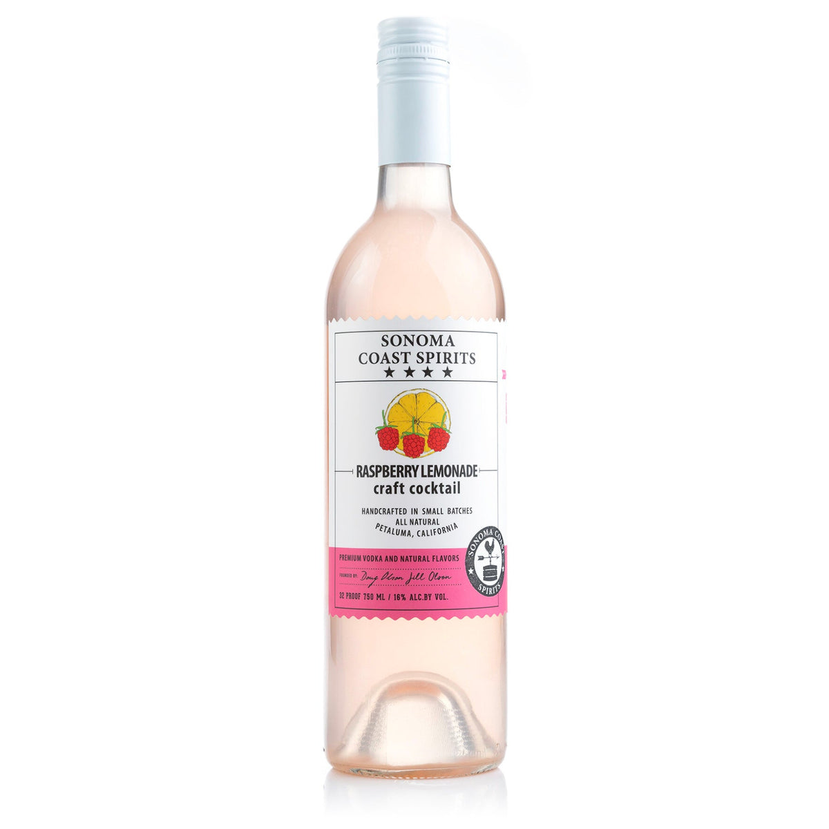 Sonoma  Coast Spirits Raspberry Lemonade Craft Cocktail 750 ML