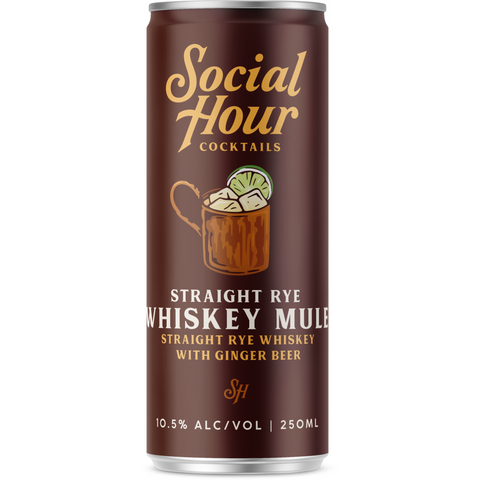 Social Hour Whiskey Mule 4 x 250ml cans