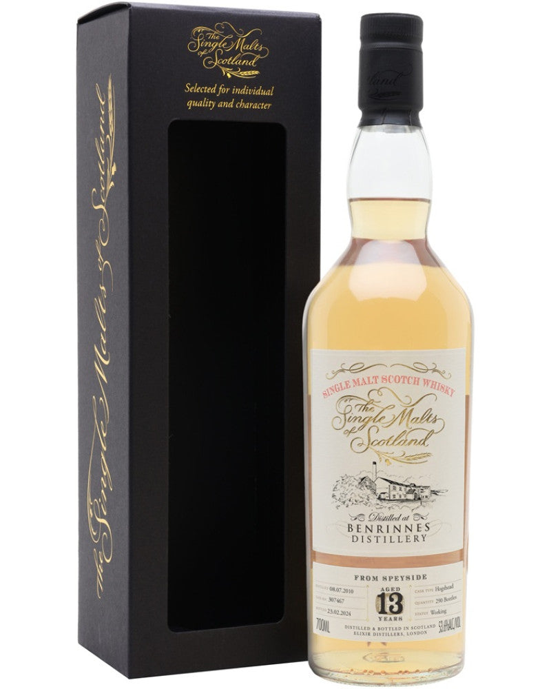 Benrinnes Distillery Single Malt Scotch Cask 307467 2010 13 year 700 ml
