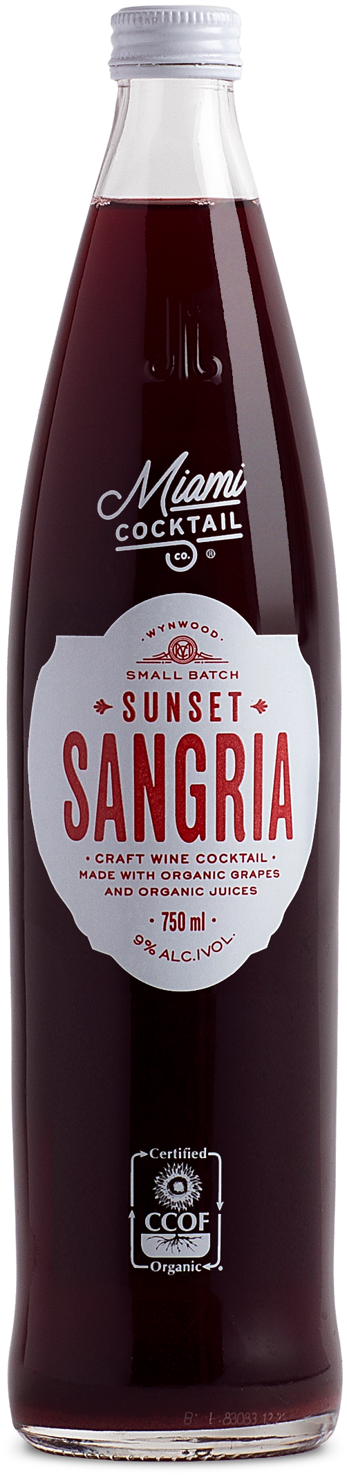 MIAMI COCKTAIL SunSet Sangria Small Batch 750 ml