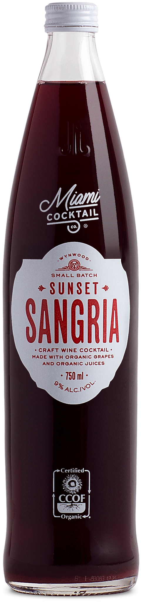 MIAMI COCKTAIL SunSet Sangria Small Batch 750 ml