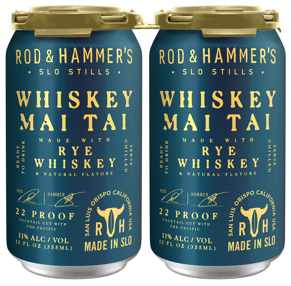 Rod and Hammer's Whiskey Mai Tai 4 Pack 355 ML