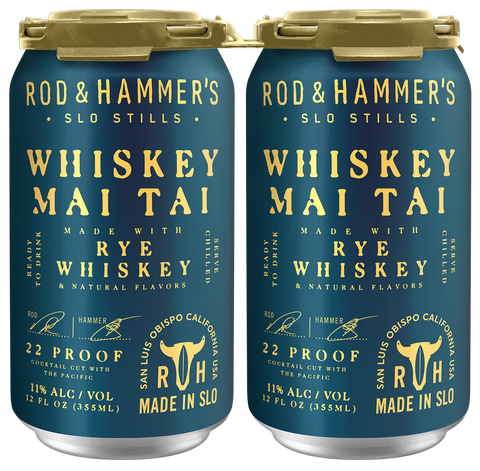 Rod and Hammer's Whiskey Mai Tai 4 Pack 355 ML
