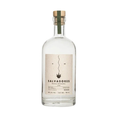 Salvadores Mezcal Artesanal Tepeztate Joven 750 ml bottle