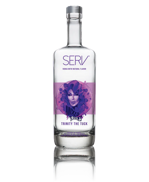 Serv Vodka With Natural Flavor Mixed Berries 750 ml