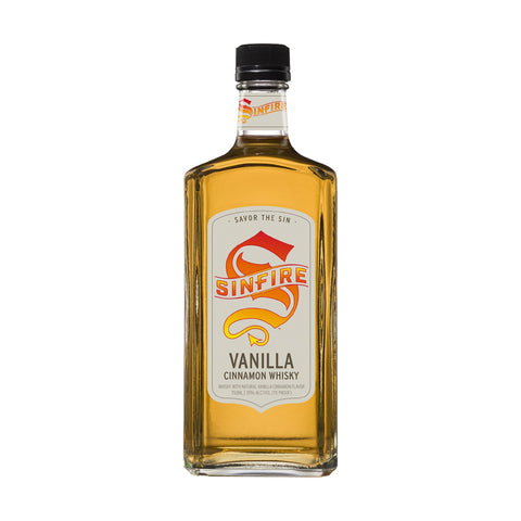 Sinfire Vanilla Cinnamon Whisky 750ml bottle