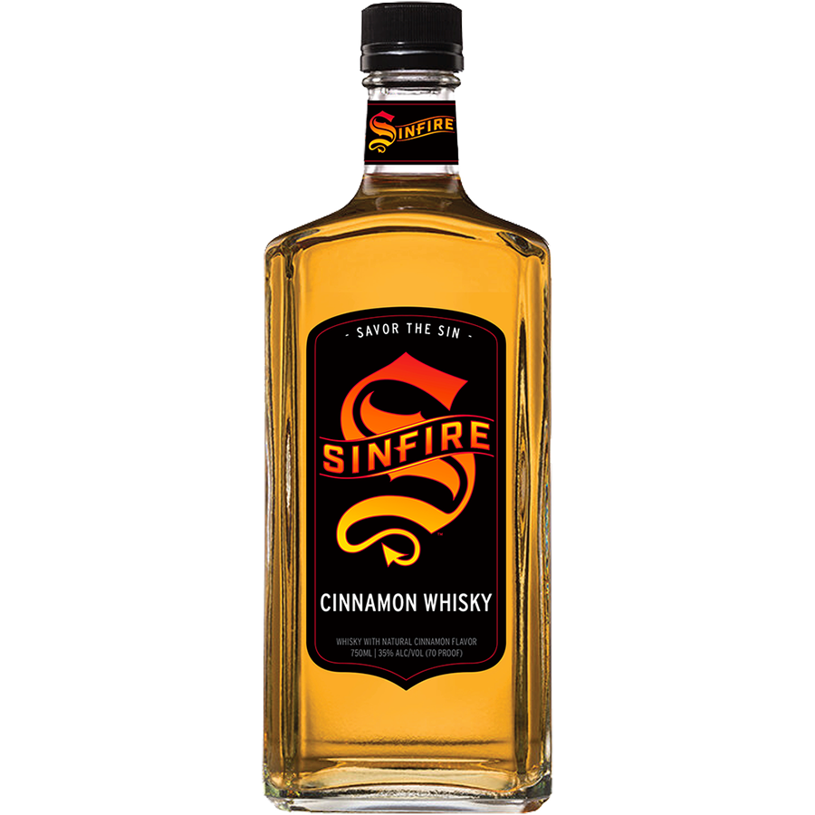 Sinfire Cinnamon Whiskey 750ml bottle