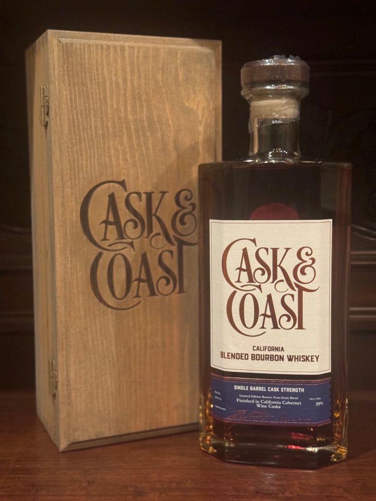 Cask and Coast Limited Edition Single Barrel Cask Strength California Bourbon 750ml bottle