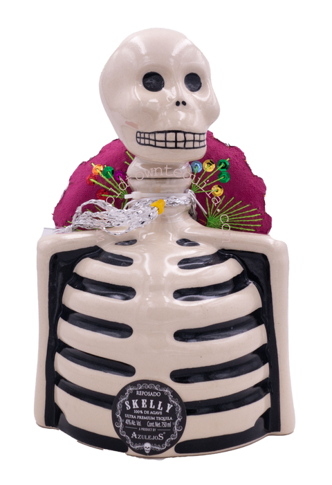 Skelly Tequila Reposado w Mariachi Hat 750 ml