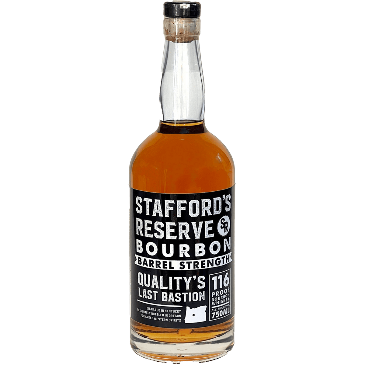 Stafford's Reserve Barrel Strength Bourbon 750ml