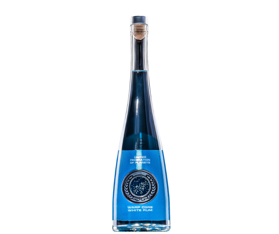 Star Trek Spirits United Federation of Planets Warp Core White Rum 750ml bottle